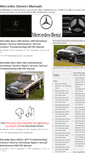 Mobile Screenshot of mercedesownersmanuals.info